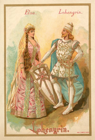 Elsa and Lohengrin, from Richard Wagner